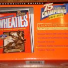 Jackie Robinson Wheaties mini cereal box, 1999, MIP, 24k signature, Ltd Ed collectible