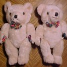 A pair of cute poseable Teddy Bears - Not just one, but TWO!