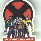 Mutant Genesis promo pin, 1991, X-Men comic book mini series, MINT