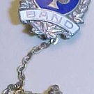 1990 school Band pin with chain