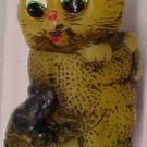 Puss n Boots - Cat & Mouse candle made by Animal Antics, 5" tall, unused