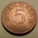 1985 Denmark 5 Ore coin