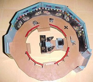 Star Trek Enterprise bridge model - assembled & painted