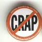 Grease Monkey No Crap comic book promo pin button, Kitchen Sink Press, mint, 1.25"