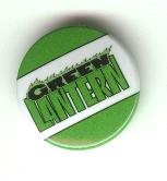 Green Lantern comic book promo pin button, mint, 1.25", DC comics