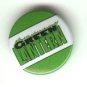 Green Lantern comic book promo pin button, mint, 1.25", DC comics