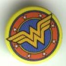 Wonder Woman comic book promo button pin, 1995, mint, 1", DC comics