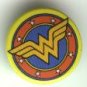 Wonder Woman comic book promo button pin, 1995, mint, 1", DC comics