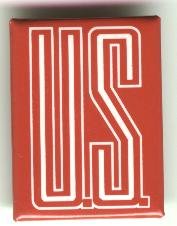 U.S. comic book promo pin button, 1997, 1.5" x 2", DC comics