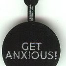 Get Anxious comic book promo pin button, mint, Vertigo DC comics
