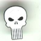 The Punisher Skull comic book promo tie-tac style pin button, 1992, mint, Marvel comics