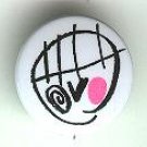 Psycho comic book promo pin button, mint 1", DC comics