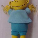 The Simpsons - Bart Simpson window stick plush doll figure, 1990, w/ suction cups