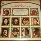 Wonderful World of Christmas LP vinyl record album 33rpm, 1976 Glen Campbell, Pat Boone, more