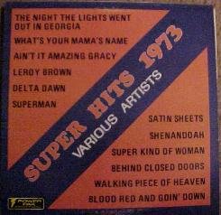Super Hits 1973 LP vinyl record album 33rpm, various artists, EX