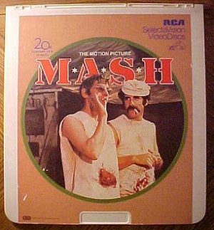 MASH Video Disc CED, Elliot Gould, Donald Sutherland, Sally Kellerman, Robert Duvall