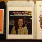 Jeannie C. Riley 8-Track tape assortment 3 tapes - Greatest Hits, Generation Gap, World of Country