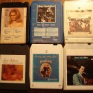 Country Music 8-track tapes assortment #10, 6 tapes -Statler Brothers Lynn Anderson Roy Clark MORE