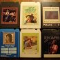 Country Music 8-track tapes assortment #13, 6 tapes Glen Campbell Donna Fargo Mickey Gilley MORE