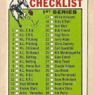 1964 Topps baseball card #76 (C) 1st Series Checklist - Unmarked VG/EX small printing spots on front