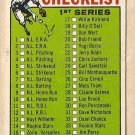 1964 Topps baseball card #76 (D) 1st Series Checklist - Unmarked EX - really nice shape