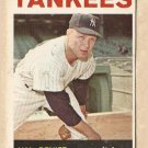 1964 Topps baseball card #36 (B) Hal Reniff VG New York Yankees