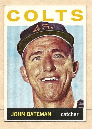 1964 Topps baseball card #142 John Bateman EX Houston Colts