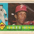 1960 Topps baseball card #416 Humberto Robinson Good, Philadelphia Phillies