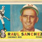 1960 Topps baseball card #311 Raul Sanchez, Good (creases) Cincinnati Reds