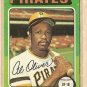 1975 Topps baseball card #555 Al Oliver VG Pittsburgh Pirates