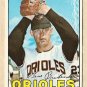 1967 Topps baseball card #22 Gene Brabender EX Baltimore Orioles