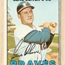 1967 Topps baseball card #18 Gene Oliver EX Atlanta Braves