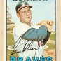 1967 Topps baseball card #18 Gene Oliver EX Atlanta Braves
