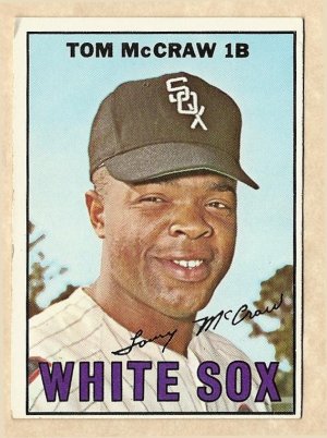 1967 Topps baseball card #29 Tom McCraw EX Chicago White Sox