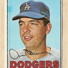 1967 Topps baseball card #31 Jim Brewer EX Los Angeles Dodgers