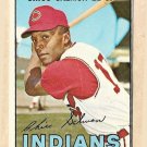 1967 Topps baseball card #43 (B) Chico Salmon EX Cleveland Indians