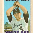 1967 Topps baseball card #52 Dennis Higgins EX Chicago White Sox
