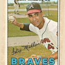 1967 Topps baseball card #89 Felix Millan EX Atlanta Braves