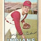 1967 Topps baseball card #95 (B) Sonny Siebert EX Cleveland Indians