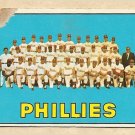 1967 Topps baseball card #102 Philadelphia Phillies team - Poor