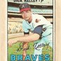 1967 Topps baseball card #138 Dick Kelley VG Atlanta Braves