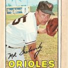 1967 Topps baseball card #125 Moe Drabowsky VG Baltimore Orioles