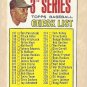 1967 Topps baseball card #191 3rd Series Checklist EX (marked, but in very nice shape)