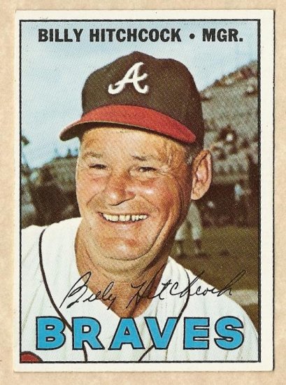 Atlanta Braves - 1967 Baseball Cards 