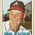 1967 Topps baseball card #199 Billy Hitchcock EX Atlanta Braves