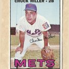 1967 Topps baseball card #198 Chuck Hiller EX/NM New York Mets