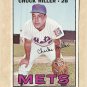 1967 Topps baseball card #198 Chuck Hiller EX/NM New York Mets