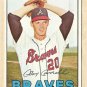 1967 Topps baseball card #219 Clay Carroll VG- Atlanta Braves