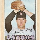 1967 Topps baseball card #212 Chris Zachary EX Houston Astros