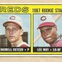 1967 Topps baseball card #222 Darrell Osteen & Lee May RC EX Cincinnati Reds